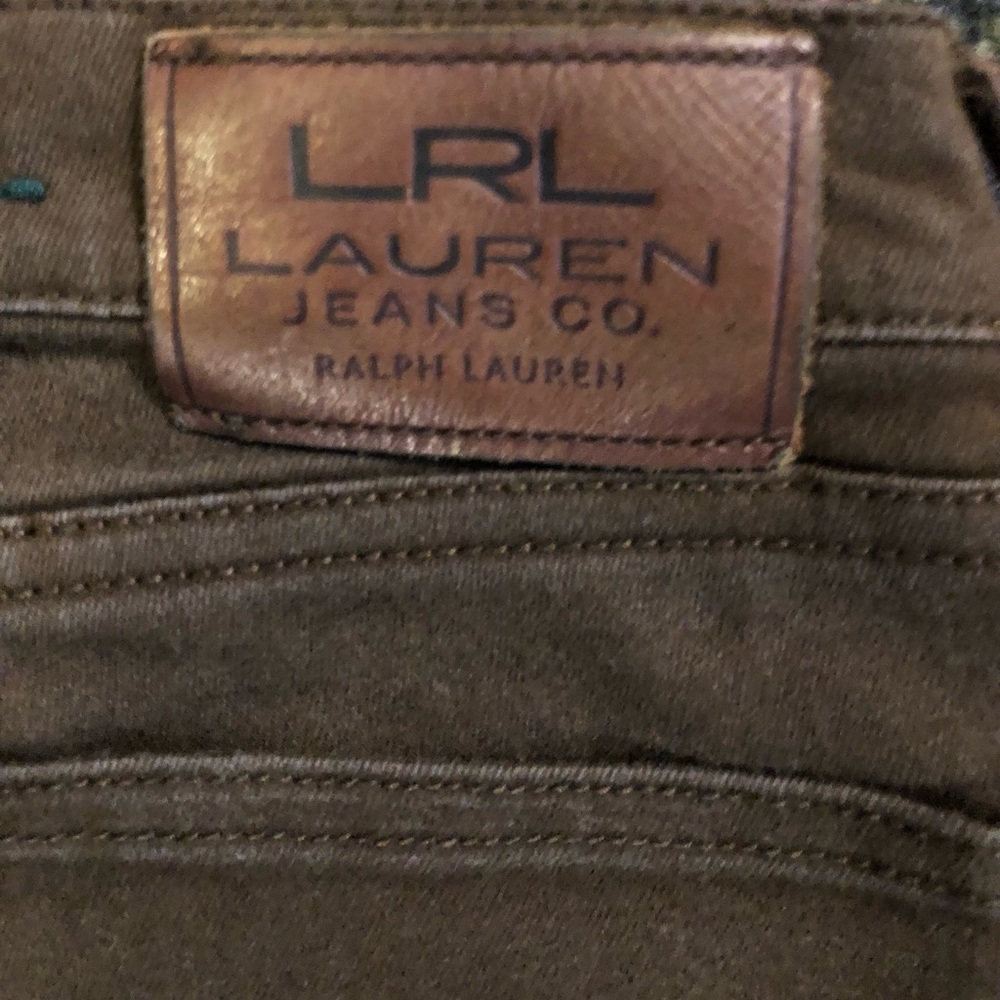 LRL LAUREN JEANS CO. Ralph Lauren Brown Classic Straight Jeans Size 4